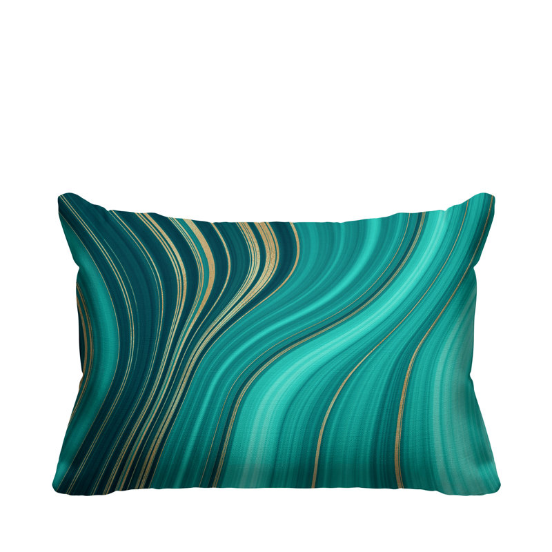 Housse et insert de coussin d'extérieur, Émeraude