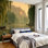 Papier peint adhésif auto-adhésif moderne pour la chambre à coucher Peel and Stick L 69 "x l 96"