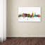 Impression sur toile tendue, "Tyansha", Edinburgh Écosse Skyline II "par Michael Tompsett-12628662