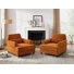 Fauteuil d'appoint rembourré de 41 po de largeur, ensemble de 2