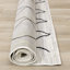 Tapis abstrait noir / beige Meridian-34128187