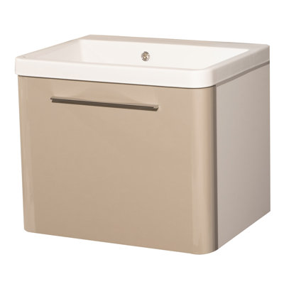 Damini 655mm Single Bathroom Vanity with Integrated Ceramic Basin