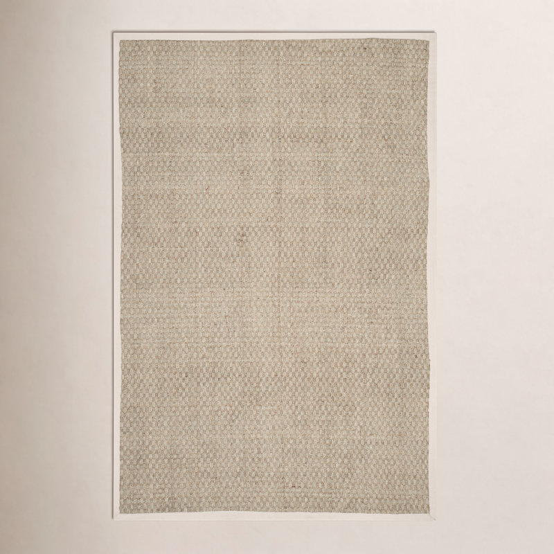 Dollard Natural Fiber Seagrass Rug, Rectangle 6' x 9'