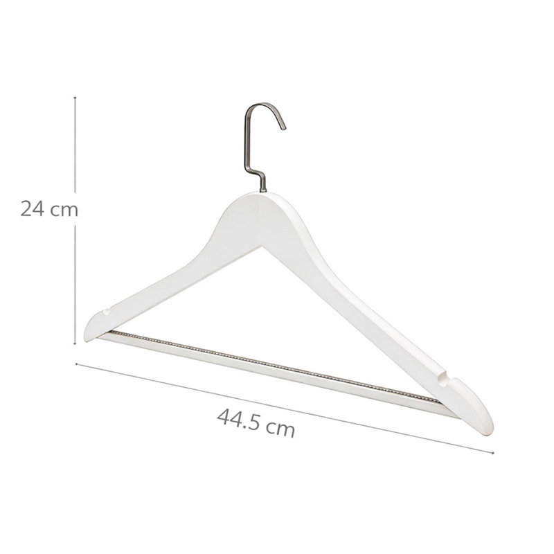 Wood Standard Hanger, White