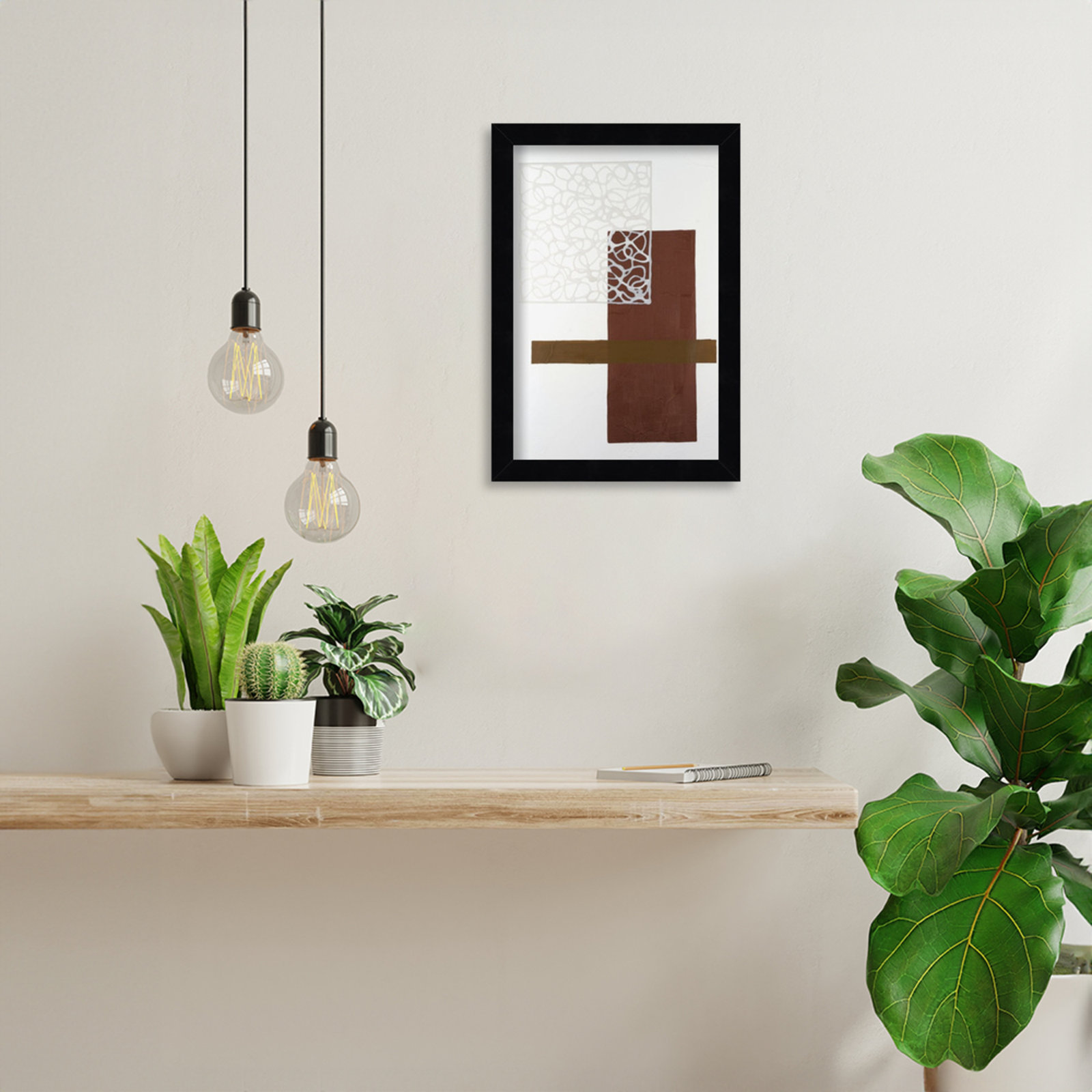 Nooks and Crannies No. 4 Print, 13" H x 9" W, Black