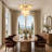 12 - Light Clear Glass Tiered Round Chandelier