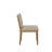 Ashleigh Aurora Leather Upholstered Soft Back Chair, Latte (Set of 2)