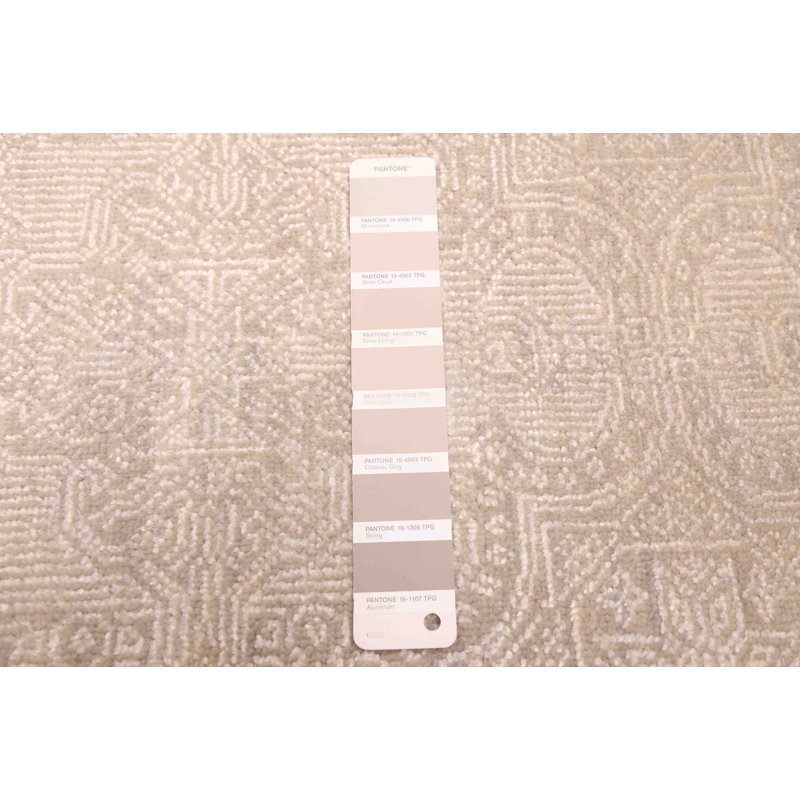 Tapis gris taupe Finest Silk 7 pi 11 po x 9 pi 11 po