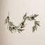 Pre-Lit B/O Pinecone Berry And Leaf Christmas Garland - 4.5' - Warm White Lights