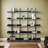 5 Tier Bookcase Home Office Bookshelf, Industrial Style Shelf with Metal Frame-1839920558-1864945119