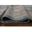 Tapis géométrique bleu Oushak 8 x 11