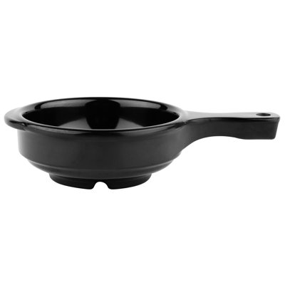 GET HSB-112-BK Soup Bowl with Handle, 12 Ounce, Black (Set of 12)