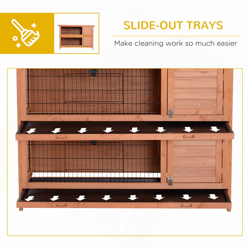 Cage à lapin en bois