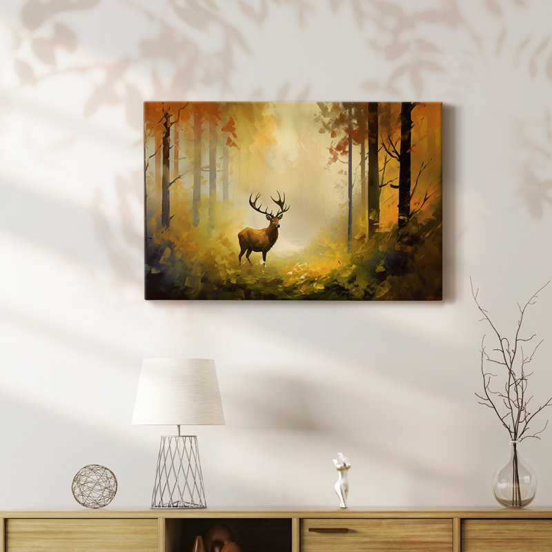 Série de paysages d'animaux, H 40 po x l 60 po