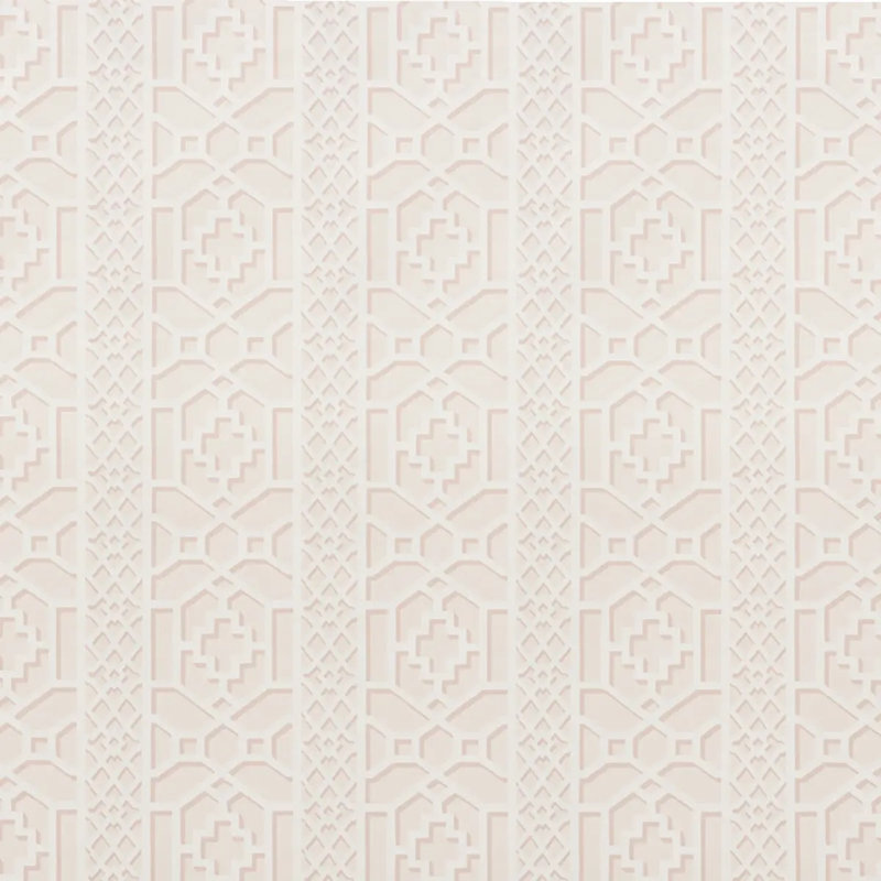 Papier peint treillis Zanzibar, Rosé