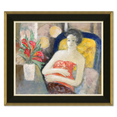 Time to Think - Peinture sur toile encadrée