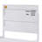 White Full Platform Bed