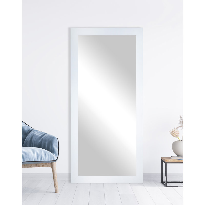 Everly Engineered Wood Mirror, White, 80" x 33"