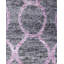 Tapis unique noué à la main moderne rose 8 pi 2 po x 10 pi 1 po Modern