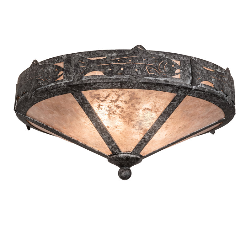 Plafonnier encastré 2 lumières 16 po Fleming