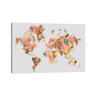 " Wild Garden World Gray " by Laura Marshall