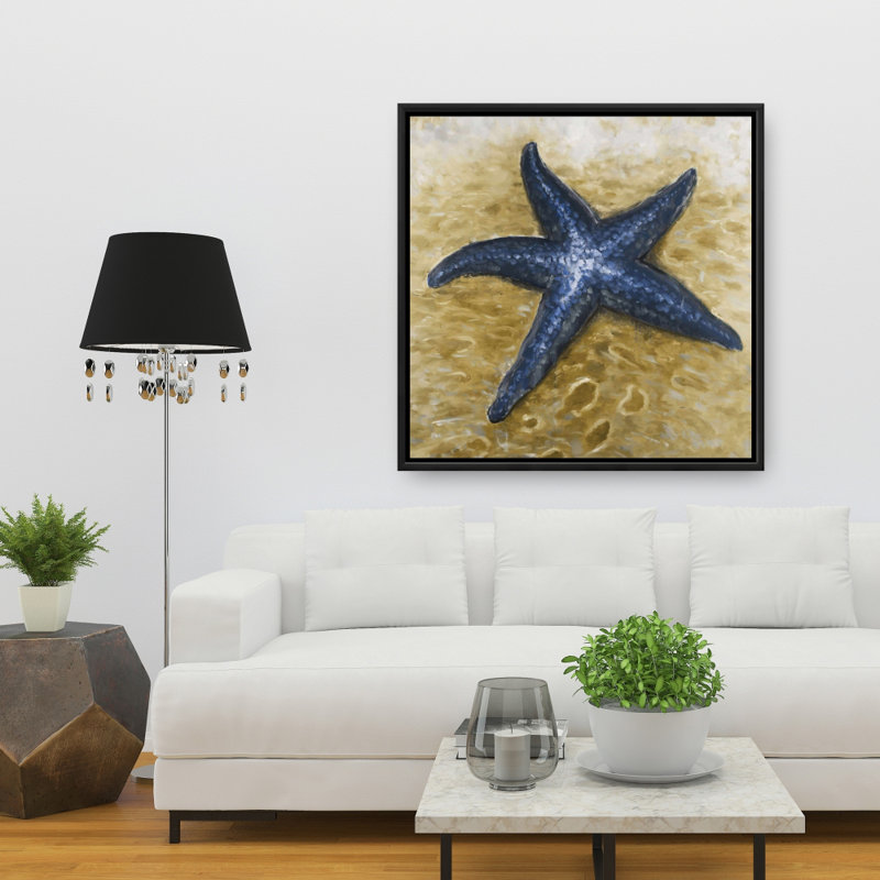Beautiful Starfish Print On Canvas