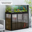 Industrial-Style Frameless Ultra-White Glass Aquarium Tank
