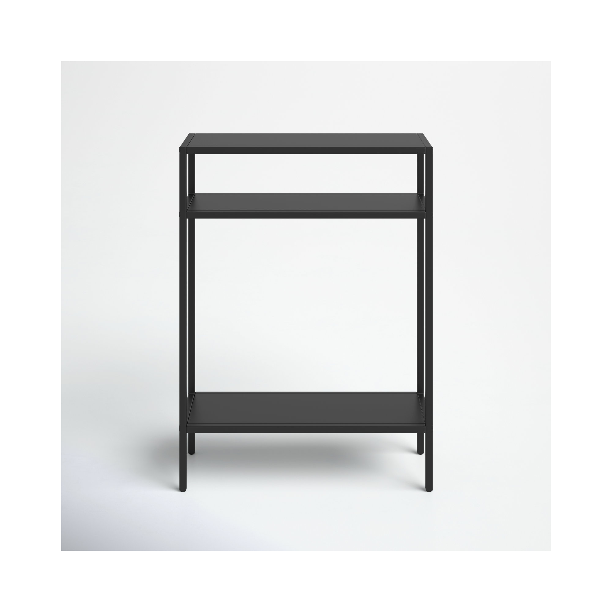 Aisha Console Table, 29.5" H x 22" W x 8" D, Blackened Bronze