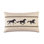 Equestrian Linen Lumbar Pillow Cover & Insert