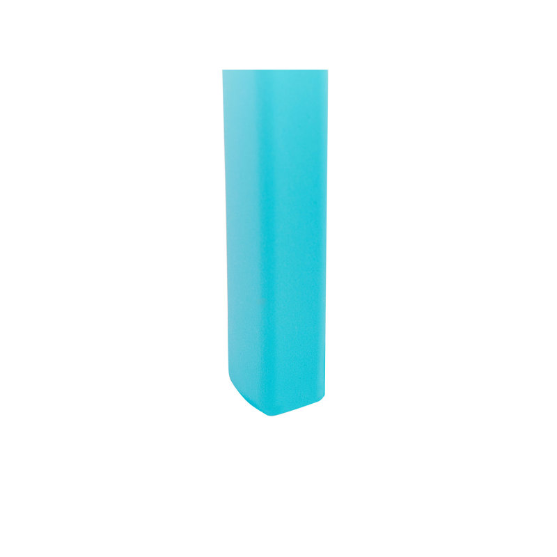 Wanston 45cm H Cross Back Stacking Side Chair, Blue