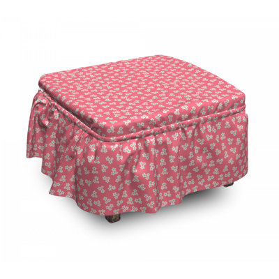 Box Cushion Ottoman Slipcover