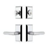 Handle With Lever And Deadbolt