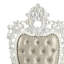 Chaise d'appoint capitonnée beige