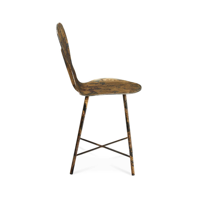 Mccallan Acid Washed Metal Chair