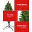 Arbre de Noël automatique 6 pi avec 864 pointes, base en métal 6 pi
