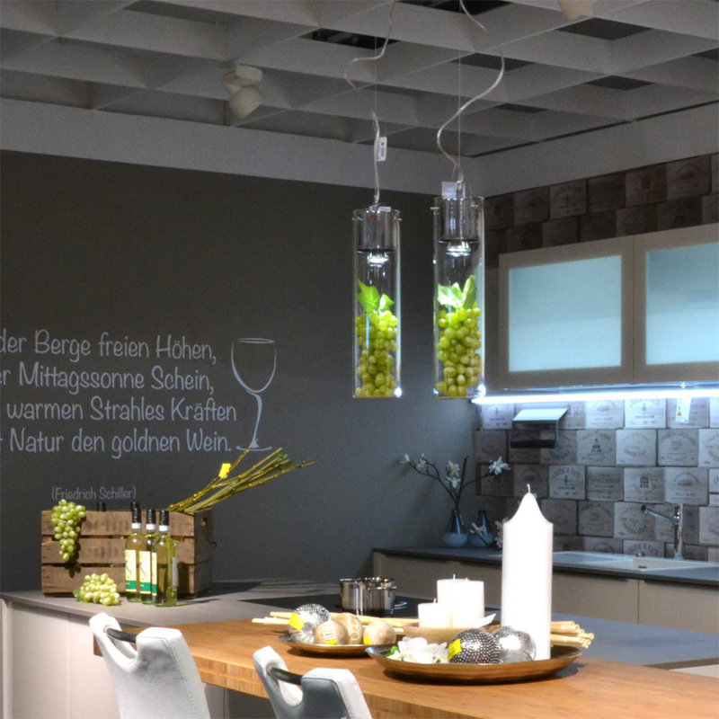 Mylight 1 -Light Cylinder Pendant, Black