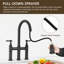 ° Swivel Stainless Steel Transitional Kitchen Faucet For Modern & Classic Kitchens