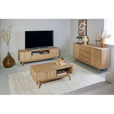 Cearlait 43,3" Coffee Table 1 Drawer
