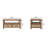 Solid Wood Solara Rattan Coffee Table