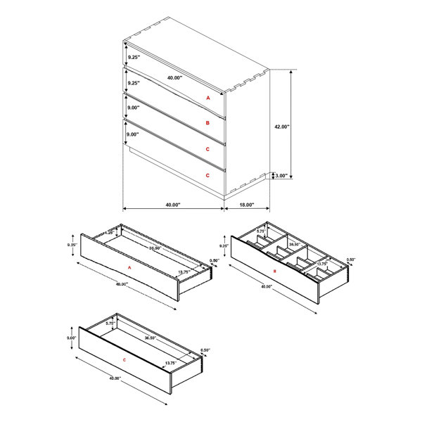 Dimensions du produit