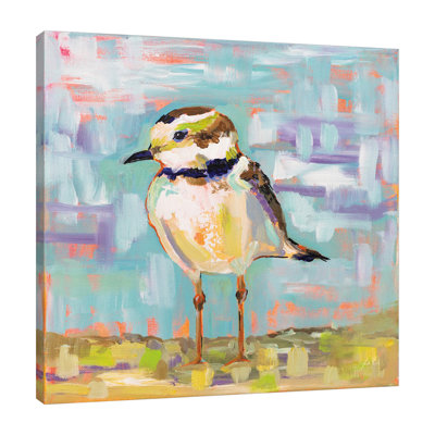 «Coastal Plover II» par Jeanette Vertentes - peinture sur toile tendue