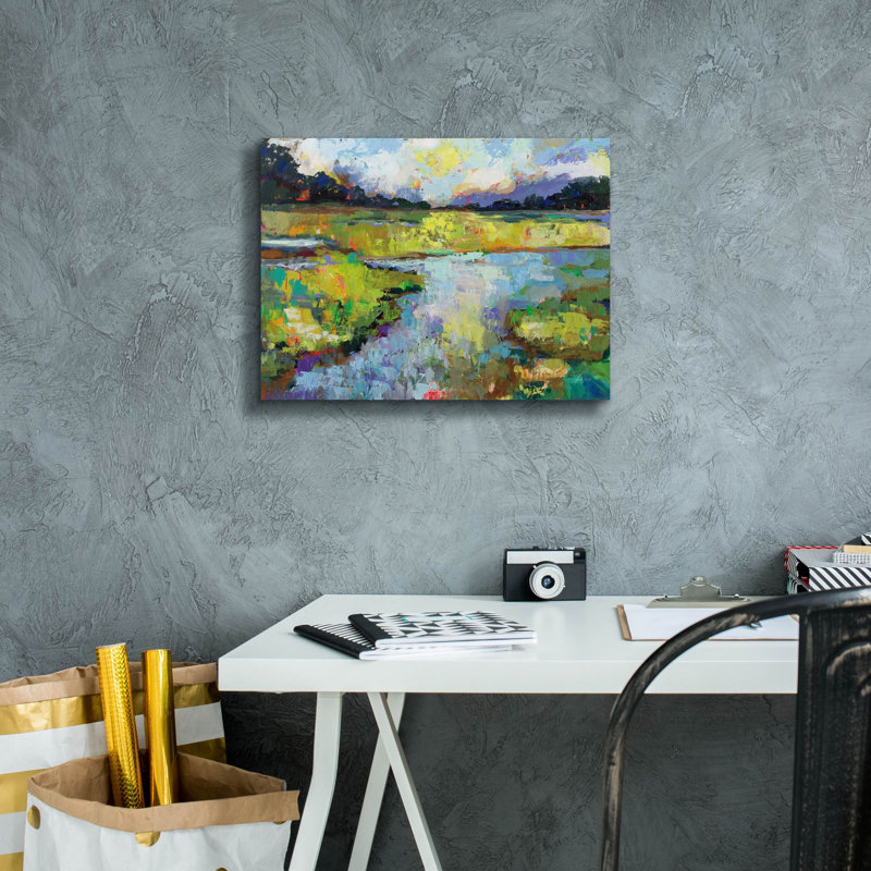 'Reflections' by Jeanette Vertentes Canvas Wall Art, 12" H x 16" W x 0.75" D