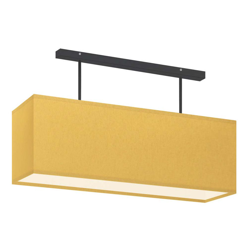 Decoda 2 - Light Kitchen Island Pendant, Yellow, Black