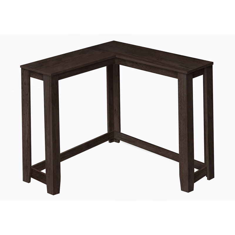 Table d'appoint contemporaine et moderne pour console, vestibule, parfaitement adaptée aux coins avec un design étroit et un stratifié de haute qualité