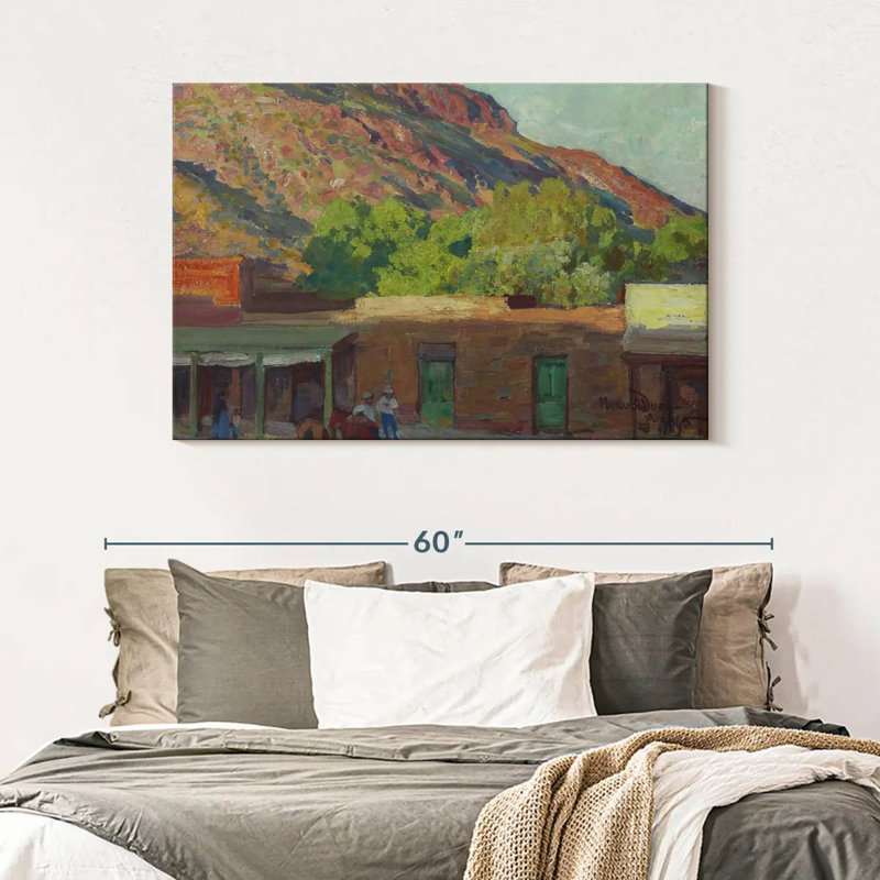 Lelar Adobe Town 1915, 32" H x 48" W