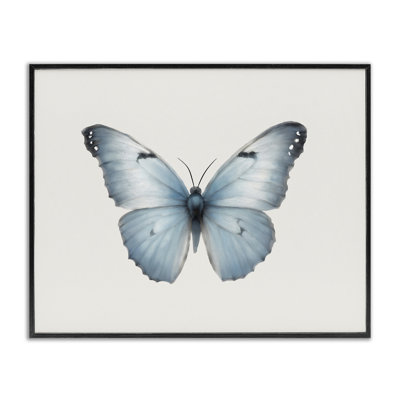 Art giclée sur papillon bleu symétrique par Elizabeth Medley