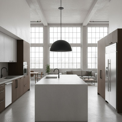 Luminaire suspendu à dôme noir intégré 24 "à DEL, luminaire à intensité variable sélectionnable 5 CCT avec intérieur cuivre, 900 lumens pour la cuisine, le salon, les endroits humides
