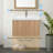 30 Inch Golden Oak Floating Bathroom Vanity With Integrated Sink - Pre-Assembled-213554903