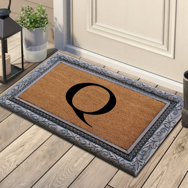Tapis d’extérieur antidérapant anti-dérapant 36" x 24" en caoutchouc et coco Mazama, Q