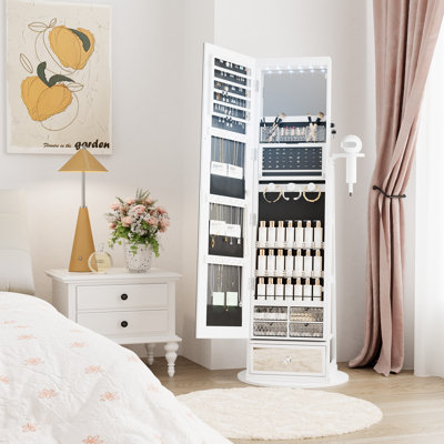 Armoire à bijoux debout